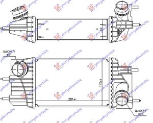 HLADNJAK INTERKULERA 2.3 DCI DIZEL (540x150x80) CREVO 56-51