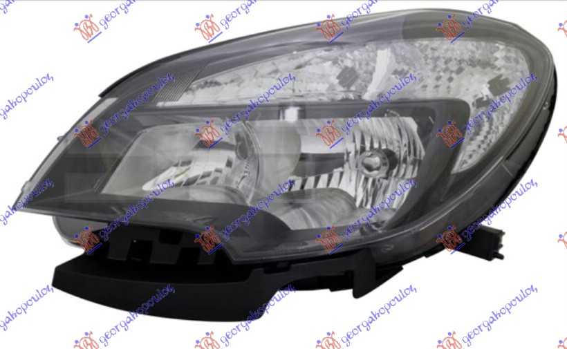 FAR ELEKTRICNI CRNI (H7/HB3) (TYC) LEVO