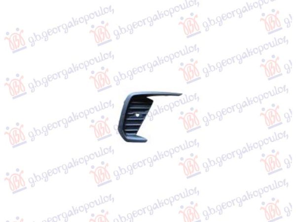 FRONT BUMPER GRILLE (W/BLACK BEZEL) (W/PDC HOLE) (W/RADAR BRACKET)