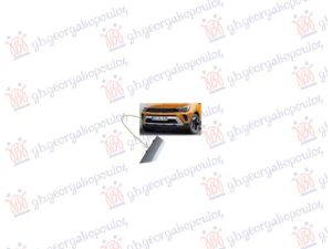 FRONT BUMPER GRILLE MOULDING UPPER PAINTED GRAY/SILVER