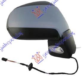 RETROVIZOR ELEKTRICNI SA GREJACEM PM (ELEKTRO-SKLOPIV) (MIGAVAC) (SVETLO) (SENZOR) (KONVEKSNO STAKLO) DESNO