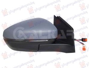 DOOR MIRROR ELECTRICAL HEATED FOLDABLE PRIMED (W/LAMP : FOOT LAMP : SENSOR) (A QUALITY) (CONVEX GLASS)