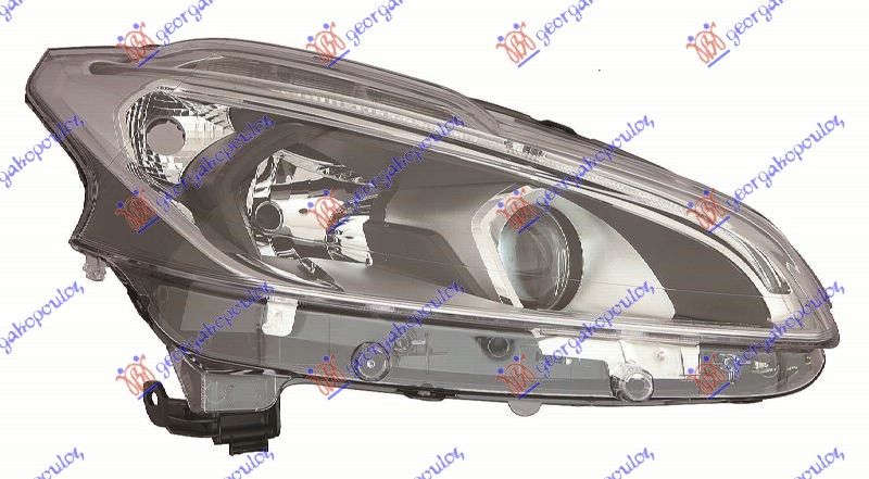 FAR ELEKTRICNI (H7/H7) SA LED DNEVNIM SVETLOM (DEPO) DESNO