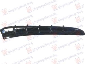 FRONT FENDER MOULDING PAINTED GLOSSY BLACK