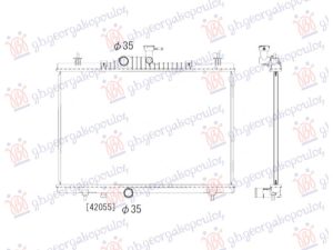 RADIATOR 2.0DCi - 2.5 PETROL (660x440) (NRF)