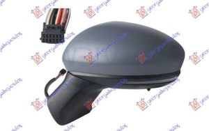 RETROVIZOR ELEKTRICNI SA GREJACEM PM (ELEKTRO-SKLOPIV) (MIGAVAC) (MRTAV UGAO) (10 PIN) (ASFERICNO STAKLO) LEVO