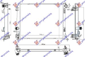 HLADNJAK MOTORA 1.8 BENZIN (MAN/AUTO) (+/-AC) (540x430)