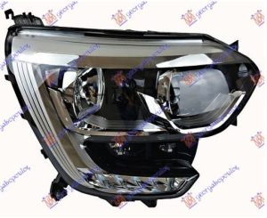 FAR ELEKTRICNI HROM (H7/H7) SA LED DNEVNIM SVETLOM (TYC) DESNO