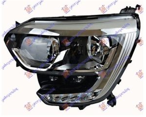 FAR ELEKTRICNI HROM (H7/H7) SA LED DNEVNIM SVETLOM (TYC) LEVO