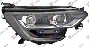 FAR ELEKTRICNI (H7/H7) CRNI SA LED DNEVNIM SVETLOM (VALEO) DESNO