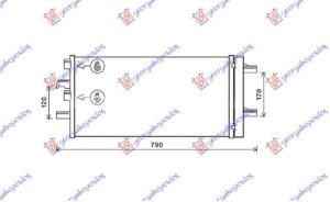 CONDENSER PETROL/DIESEL (610x290x12) (KOYO)