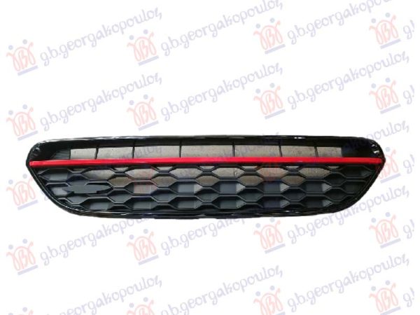 GRILLE (PAINTED BLACK W/RED MOULDING) (JCW)