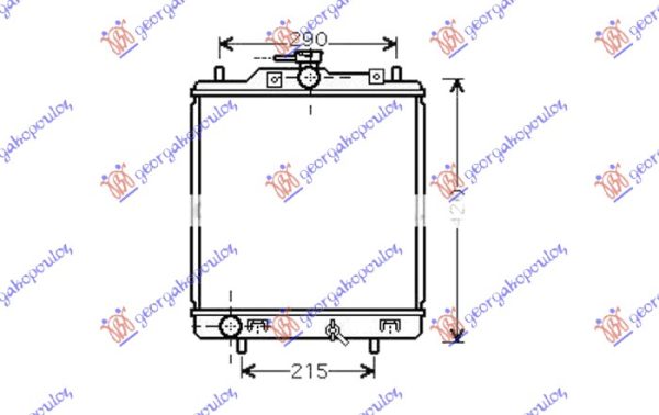 RADIATOR 1.3 PETROL (355x380x23) (KOYO)