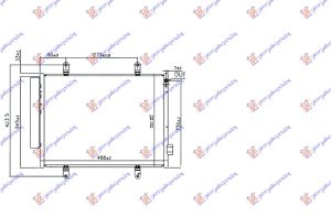 HLADNJAK KLIME 1.0 BENZIN (488x353x12)