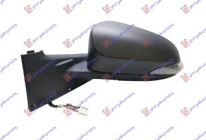 RETROVIZOR ELEKTRICNI SA GREJACEM PM (MIGAVAC) (A KVALITET) (KONVEKSNO STAKLO) LEVO