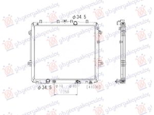 RADIATOR 4.0i V6 PETROL AUTOMATIC (570x650x26) (VALEO)