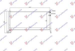 HLADNJAK KLIME 1.8 HIBRID (AUTO) (675x29x16)