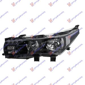 FAR ELEKTRICNI CRNI SA LED DNEVNIM SVETLOM (ULO) LEVO