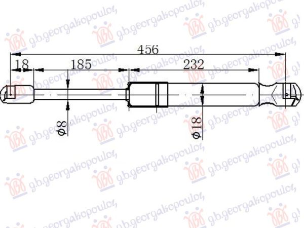 AMORTIZER HAUBE (457L-420N)