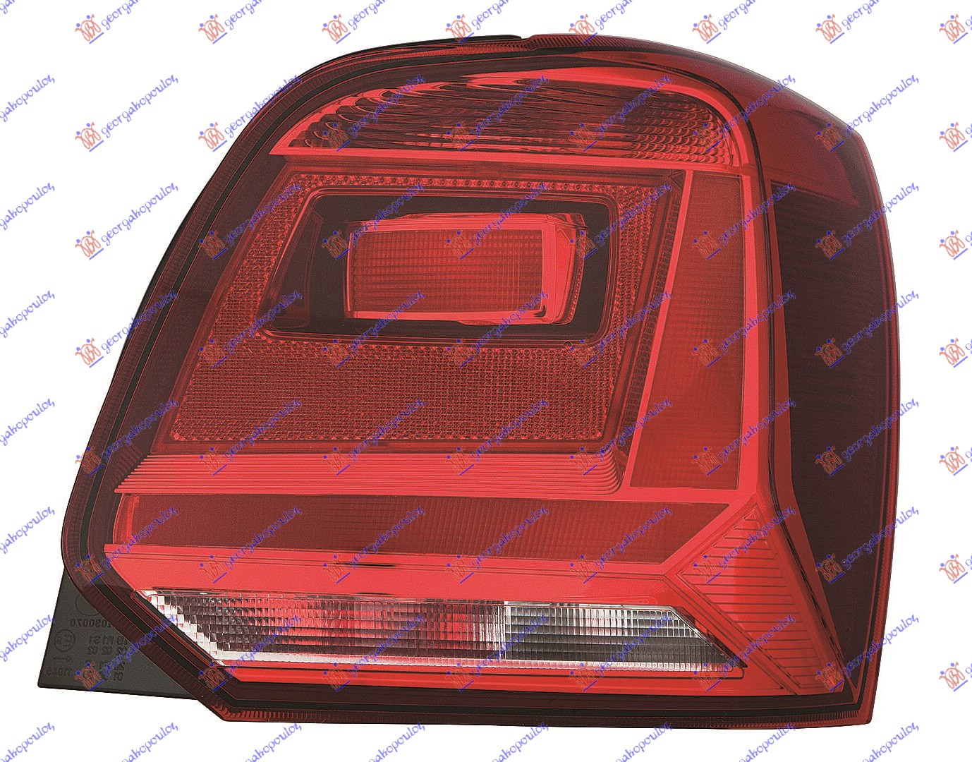 STOP LAMPA (CRNI PRAVOUGAONICI) (MARELLI) DESNO