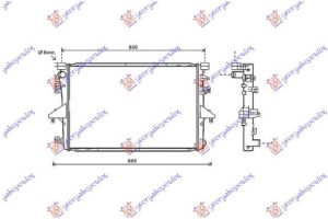 HLADNJAK MOTORA 2.0 TD MAN/AUTO (71x47) (VALEO)