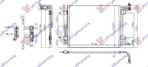 HLADNJAK KLIME 1.4 TSi BENZIN - 2.0 TDi DIZEL (540x450x16) 2015-