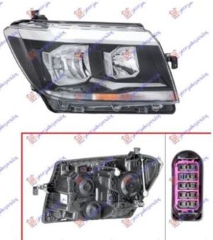 FAR ELEKTRICNI (H7/H15) (TYC) DESNO